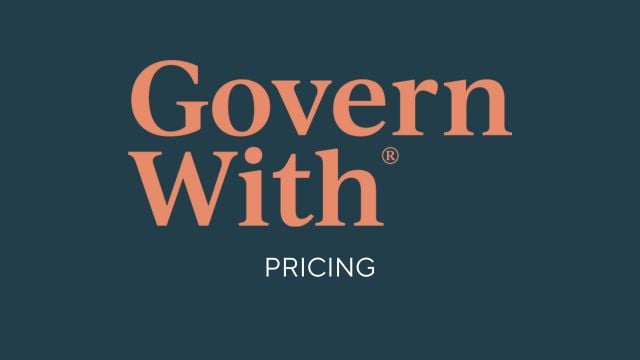 GOVERNWITH pricing